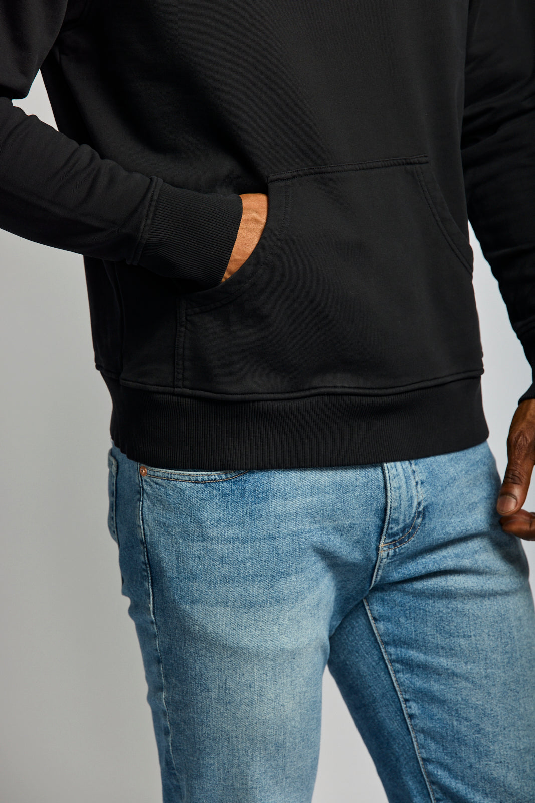 Easy Mondays Organic Cotton Hoodie Black-Men&#39;s Sweatshirts-Brooklyn-Vancouver-Yaletown-Canada