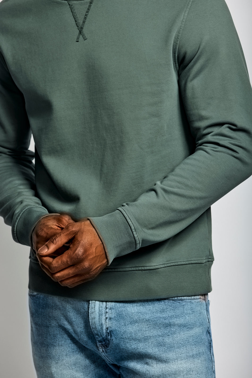 Easy Mondays Organic Cotton Sweatshirt Shadow-Men&#39;s Sweatshirts-Brooklyn-Vancouver-Yaletown-Canada