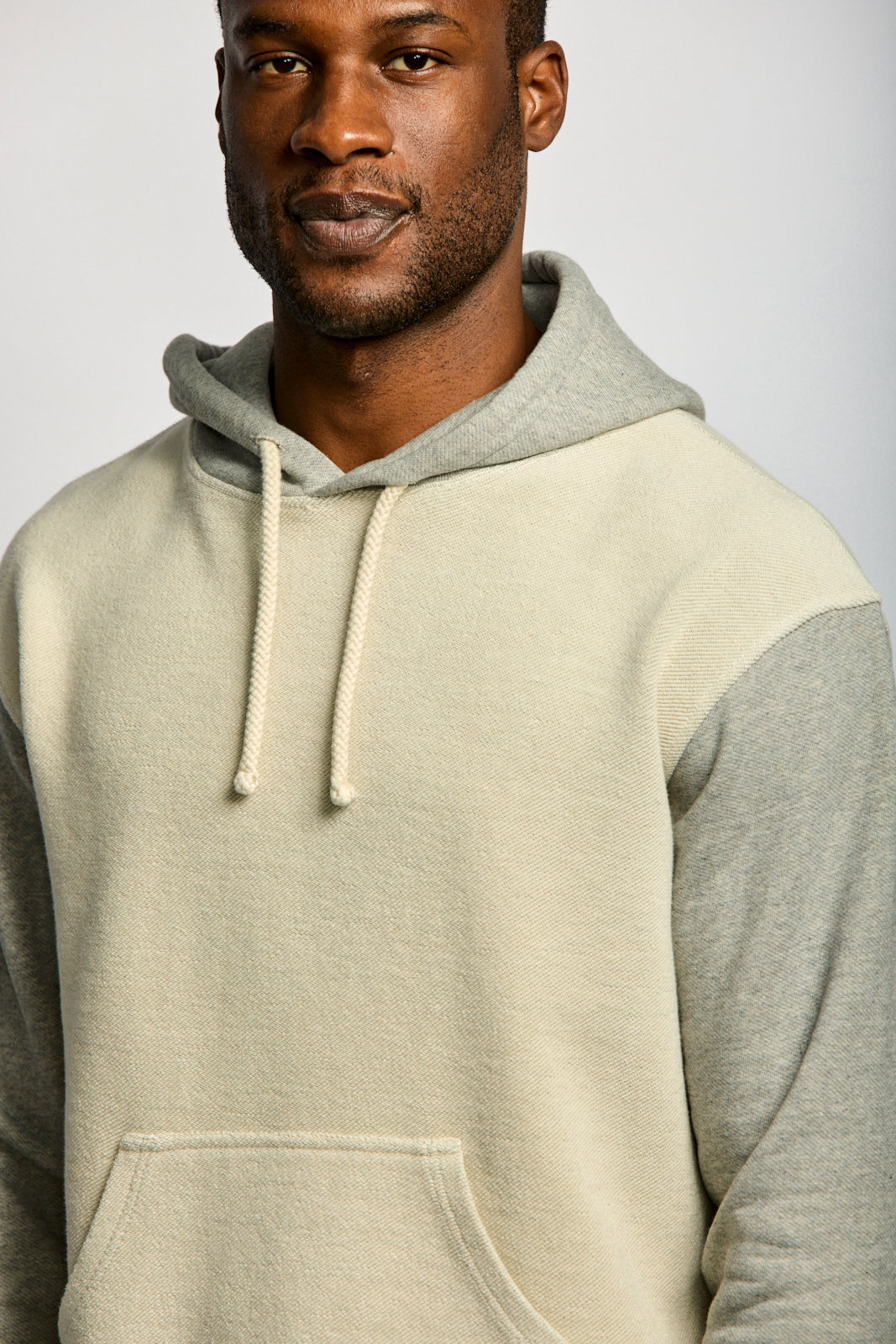 Easy Mondays Reverse Hoodie Oatmeal-Men&#39;s Sweatshirts-Brooklyn-Vancouver-Yaletown-Canada
