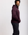 Easy Mondays Slub Cotton Pullover Hoodie - Oxblood