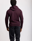 Easy Mondays Slub Cotton Pullover Hoodie - Oxblood