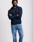 Easy Mondays Slub Cotton Pullover Hoodie - Navy