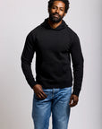 Easy Mondays Slub Cotton Pullover Hoodie - Black