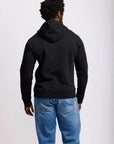 Easy Mondays Slub Cotton Pullover Hoodie - Black