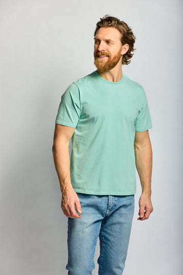 Easy Mondays Crew Neck T Mint-Men's T-Shirts-Brooklyn-Vancouver-Yaletown-Canada