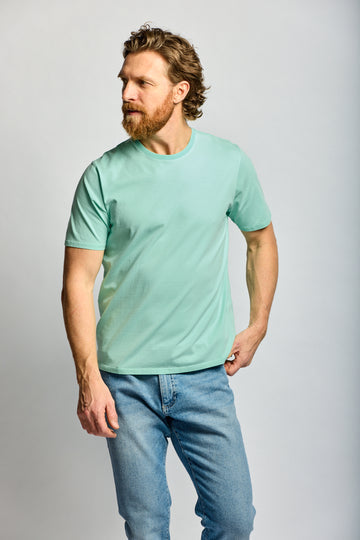 Easy Mondays Crew Neck T Mint-Men's T-Shirts-Brooklyn-Vancouver-Yaletown-Canada