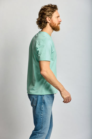 Easy Mondays Crew Neck T Mint-Men's T-Shirts-Brooklyn-Vancouver-Yaletown-Canada