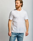 Easy Mondays Slub Cotton T White-Men's T-Shirts-Brooklyn-Vancouver-Yaletown-Canada
