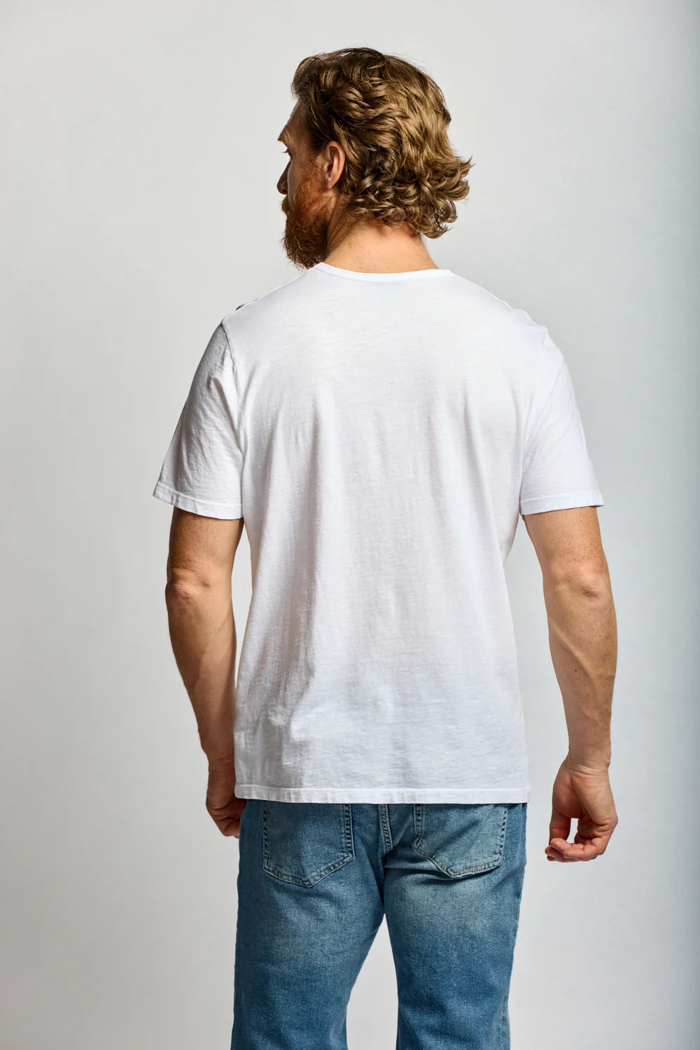 Easy Mondays Slub Cotton T White-Men's T-Shirts-Brooklyn-Vancouver-Yaletown-Canada