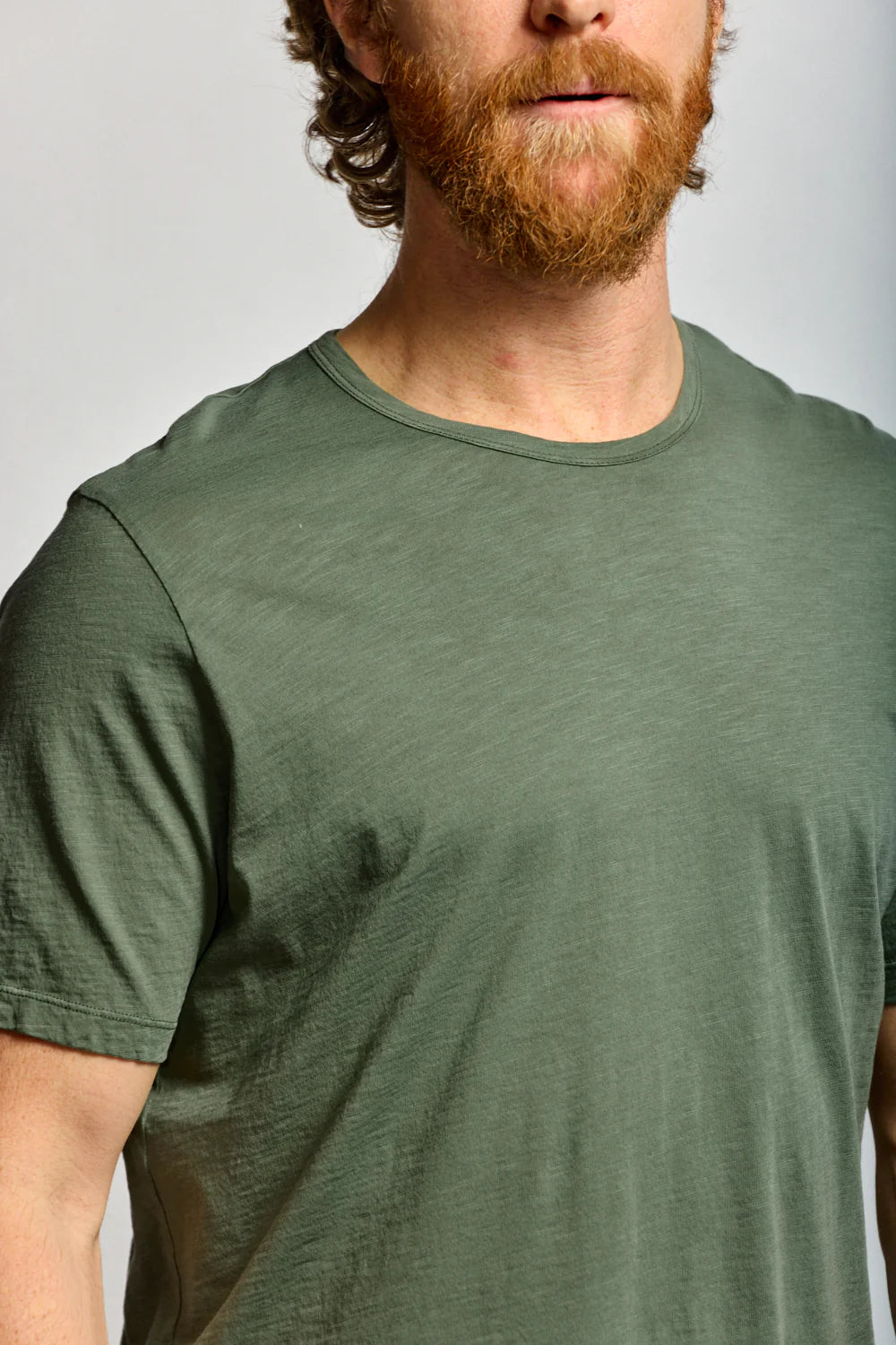 Easy Mondays Slub Cotton T Thyme-Men's T-Shirts-Brooklyn-Vancouver-Yaletown-Canada