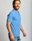 Easy Mondays Towel Terry Polo Azure-Men's T-Shirts-Brooklyn-Vancouver-Yaletown-Canada
