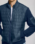 Easy Mondays Quilted Nylon Jacket Navy-Men's Jackets-Brooklyn-Vancouver-Yaletown-Canada