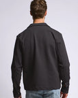 Easy Mondays Diagonal Zip Up Jacket - Black-Men's Jackets-Brooklyn-Vancouver-Yaletown-Canada