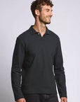 Easy Mondays Long Sleeve Pique Polo - Everglade