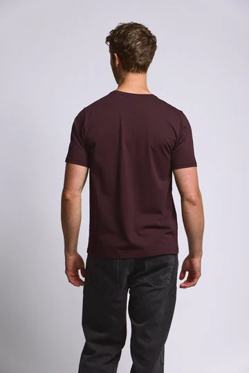 Easy Mondays Crew Neck T-Shirt - Oxblood