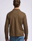 Easy Mondays Long Sleeve Pique Polo - Espresso