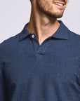 Easy Mondays Long Sleeve Pique Polo - Abyss