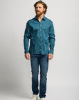 Easy Mondays Poplin Shirt Vintage Navy SS24-Men's Shirts-Brooklyn-Vancouver-Yaletown-Canada