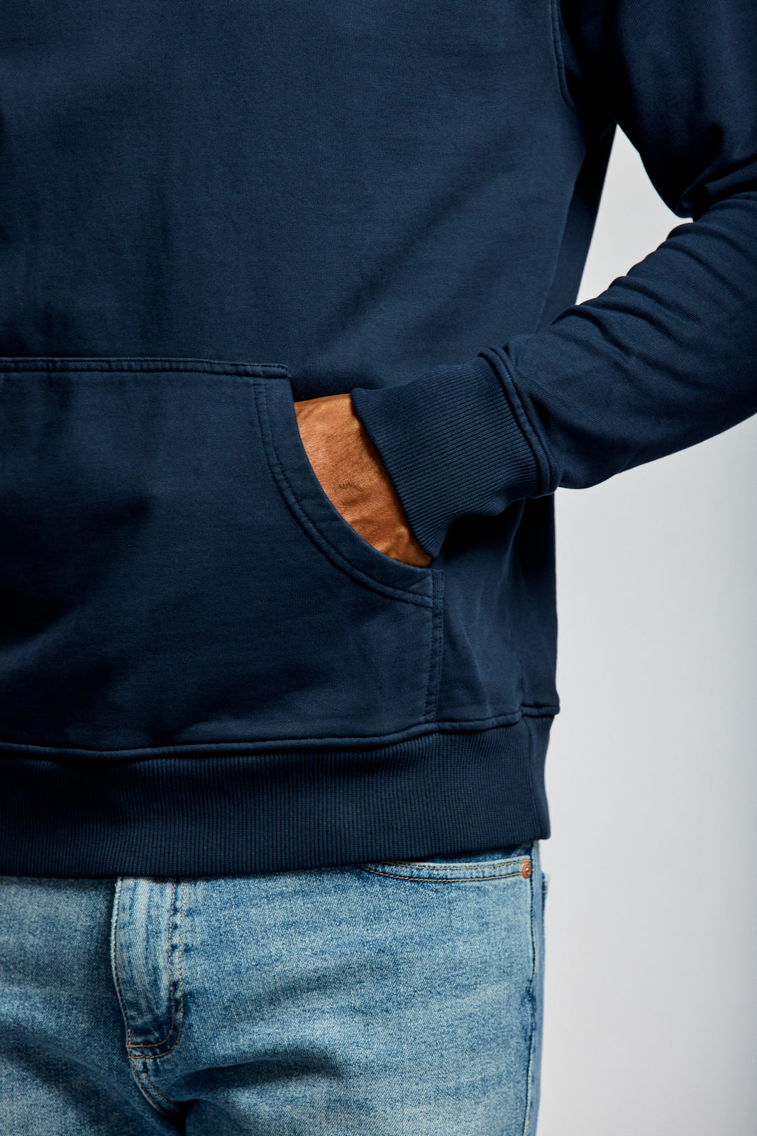 Easy Mondays Organic Cotton Hoodie Navy-Men&#39;s Sweatshirts-Brooklyn-Vancouver-Yaletown-Canada