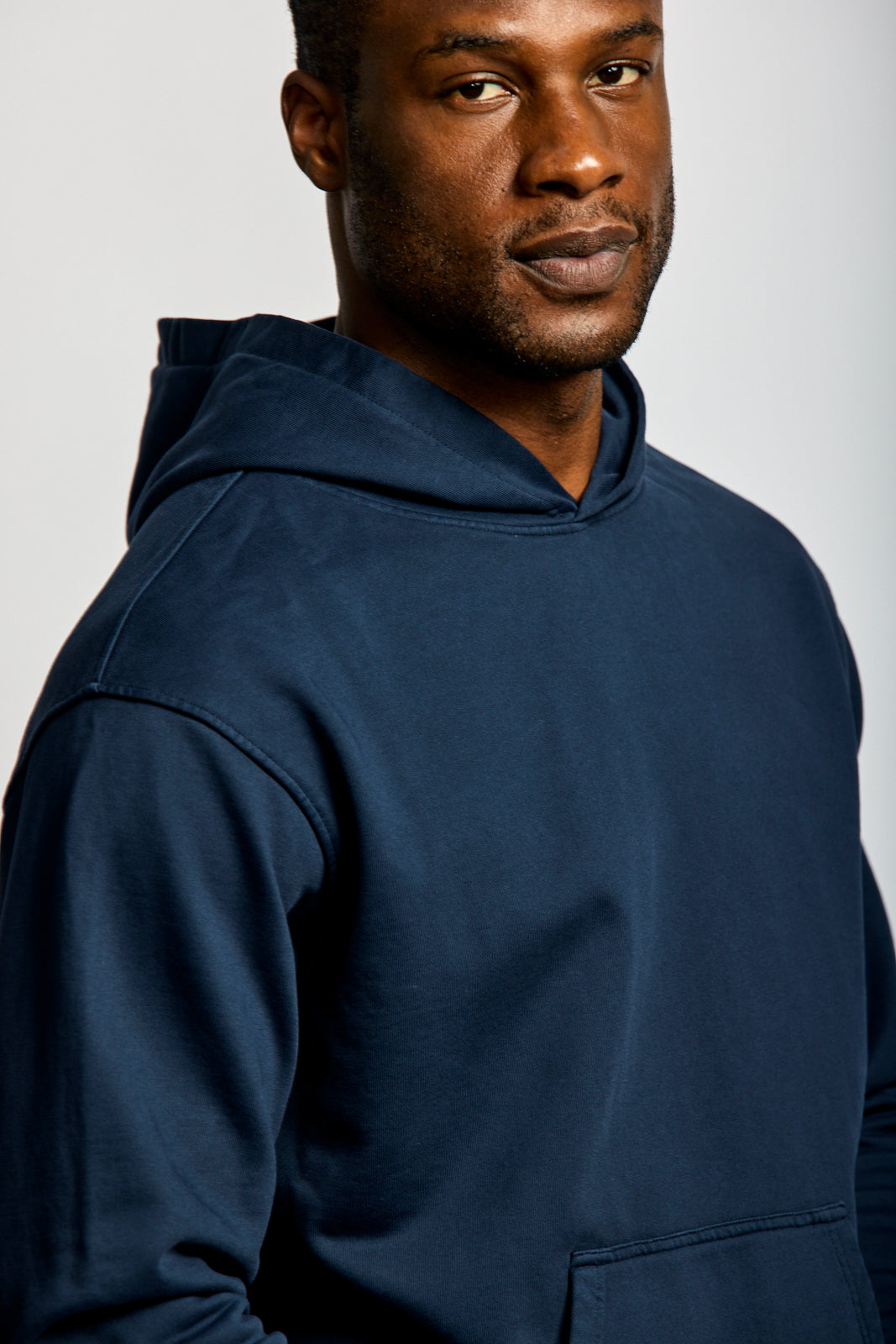 Easy Mondays Organic Cotton Hoodie Navy-Men&#39;s Sweatshirts-Brooklyn-Vancouver-Yaletown-Canada