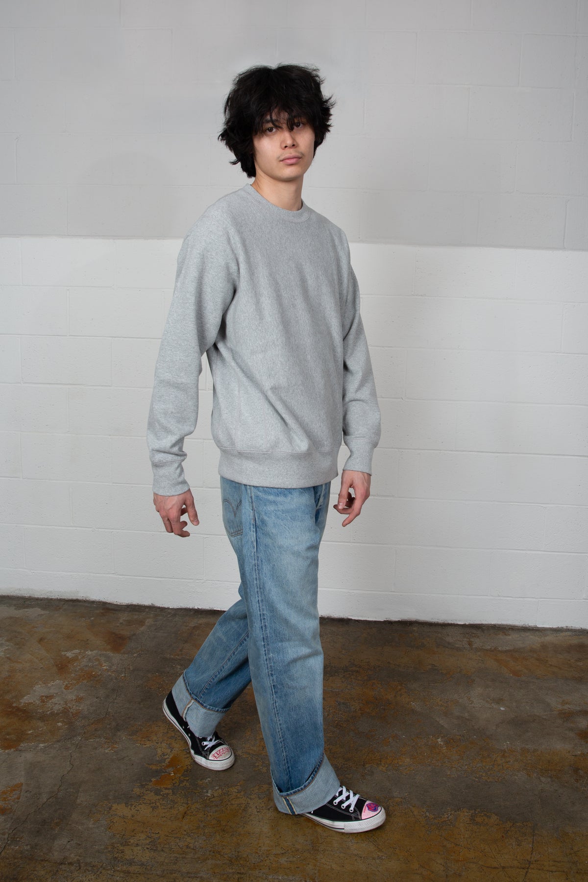 Edwin Eca4004 Classic Crew Sweatshirt - Grey-Men&#39;s Sweatshirts-Brooklyn-Vancouver-Yaletown-Canada
