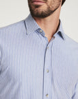 34 Heritage Striped Shirt Blue