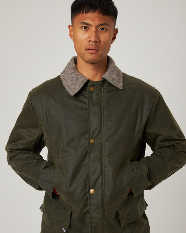 Peregrine Field Coat - Olive-Men&#39;s Coats-Brooklyn-Vancouver-Yaletown-Canada