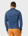 34 Heritage - Travis Organic Jacket - Mid Blue-Men's Jackets-Brooklyn-Vancouver-Yaletown-Canada