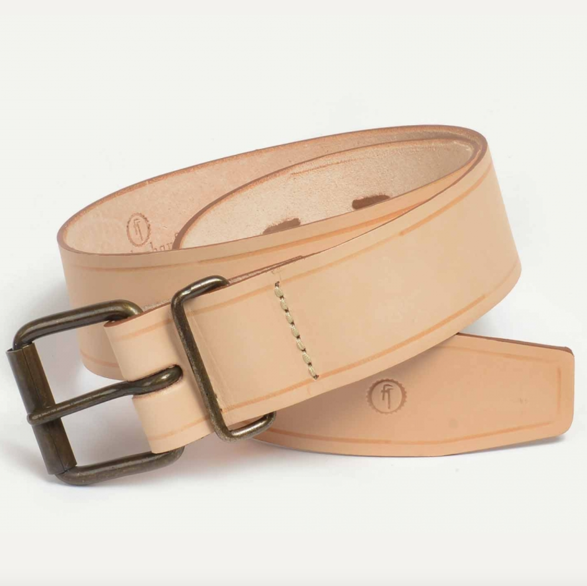 Bleu de Chauffe Fred Naturel Belt-Men&#39;s Belts-Yaletown-Vancouver-Surrey-Canada