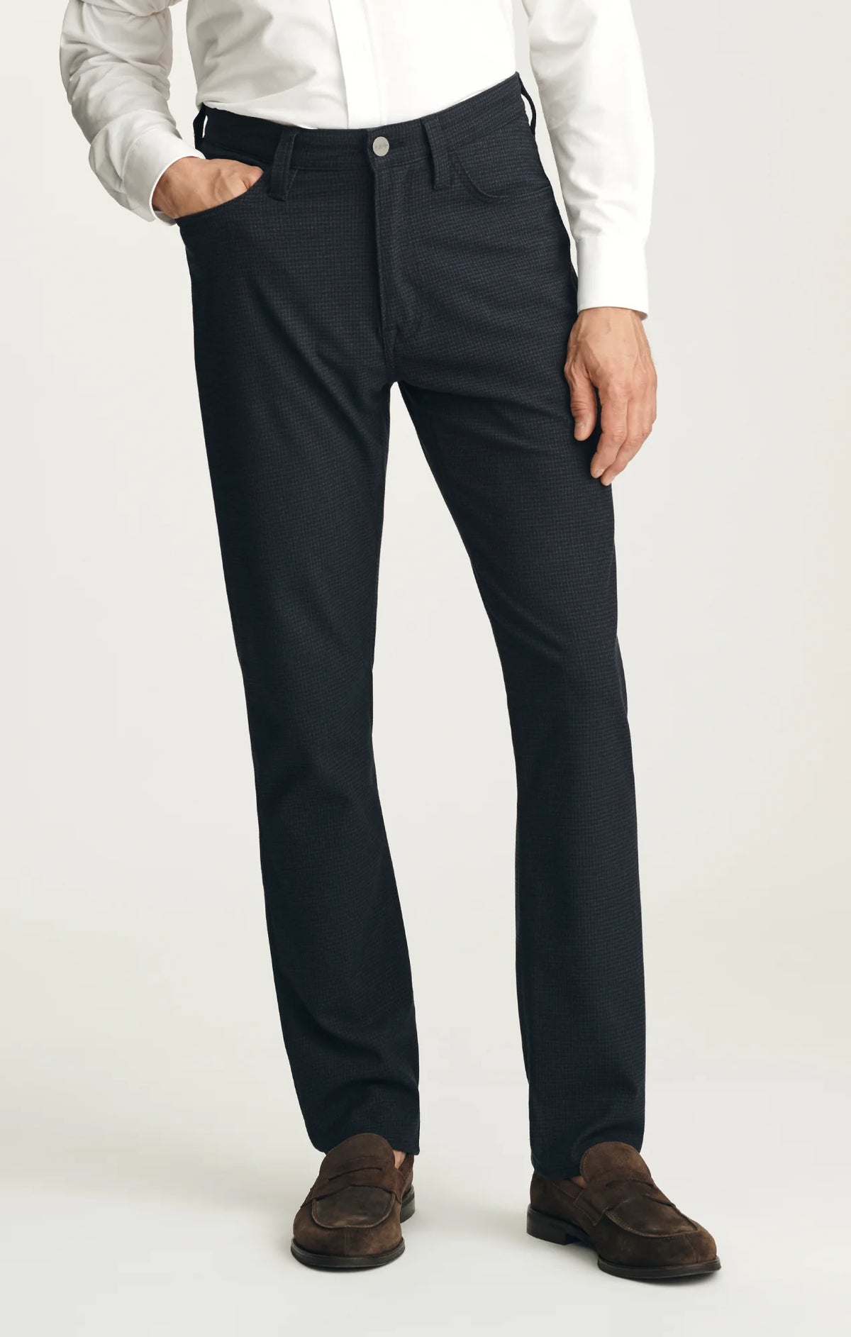 34 Heritage Courage Denim Supreme Plaid - Dark Navy-Men's Denim-Brooklyn-Vancouver-Yaletown-Canada