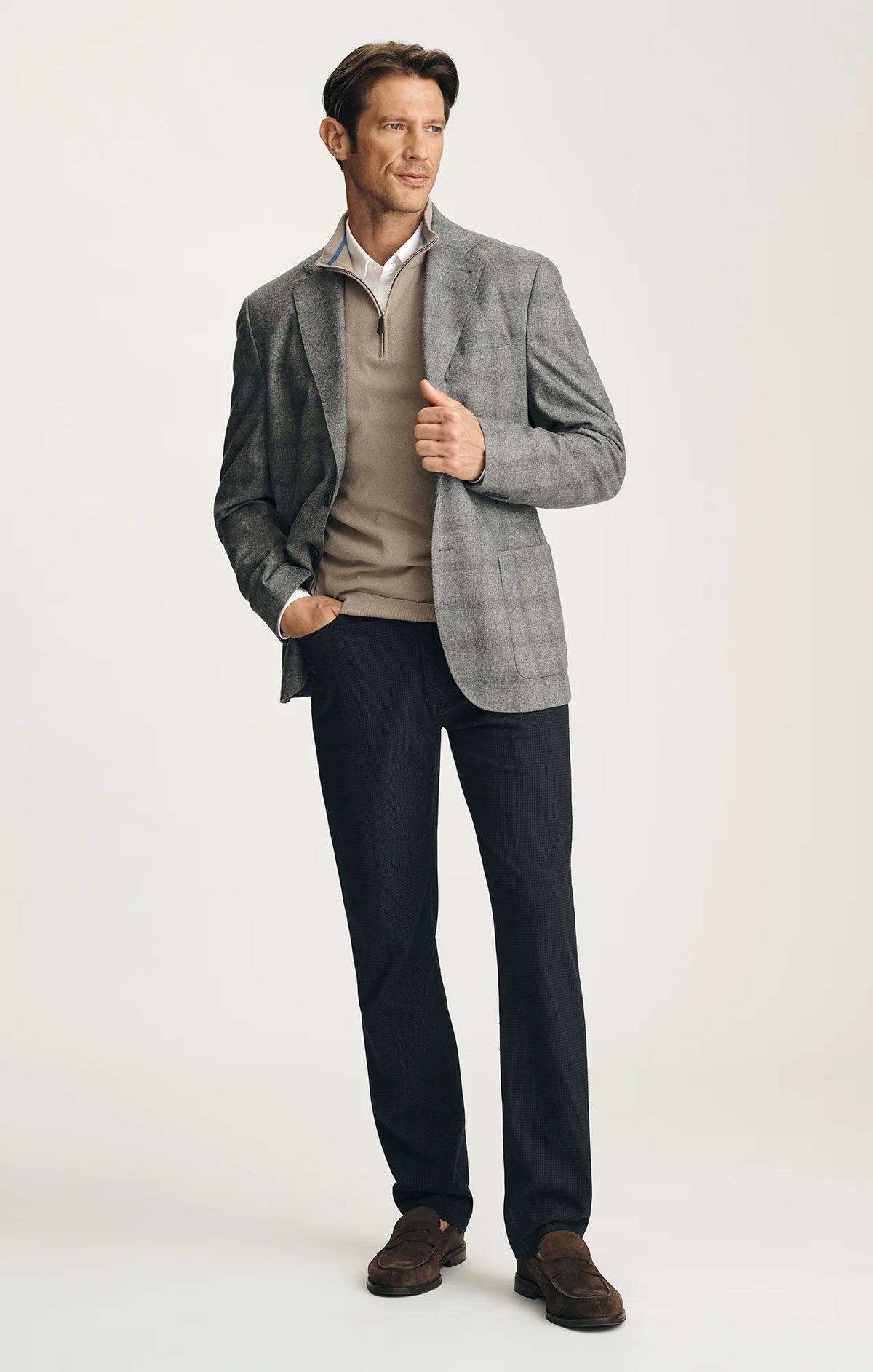 34 Heritage Courage Denim Supreme Plaid - Dark Navy-Men's Denim-Brooklyn-Vancouver-Yaletown-Canada