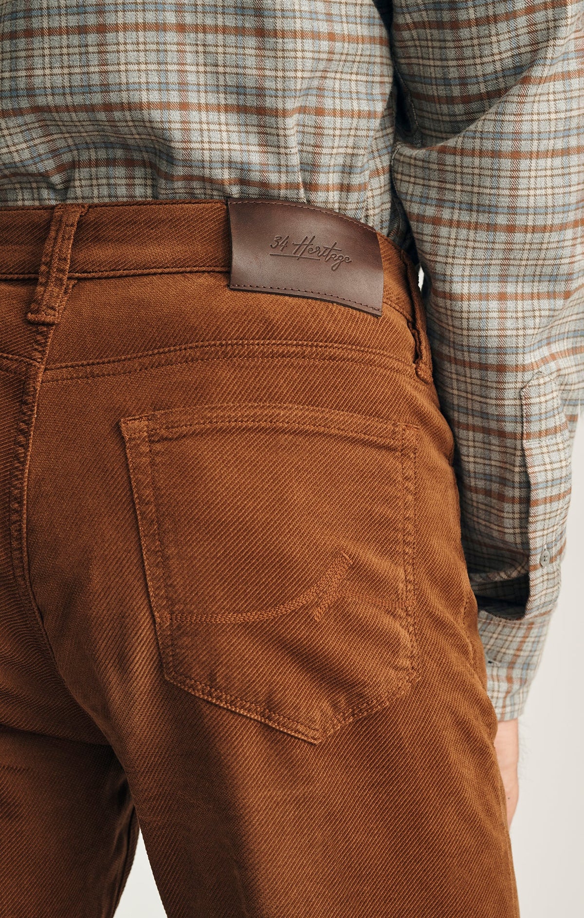 34 Heritage Courage Denim Diagonal Luxe - Terracotta-Men's Denim-Brooklyn-Vancouver-Yaletown-Canada