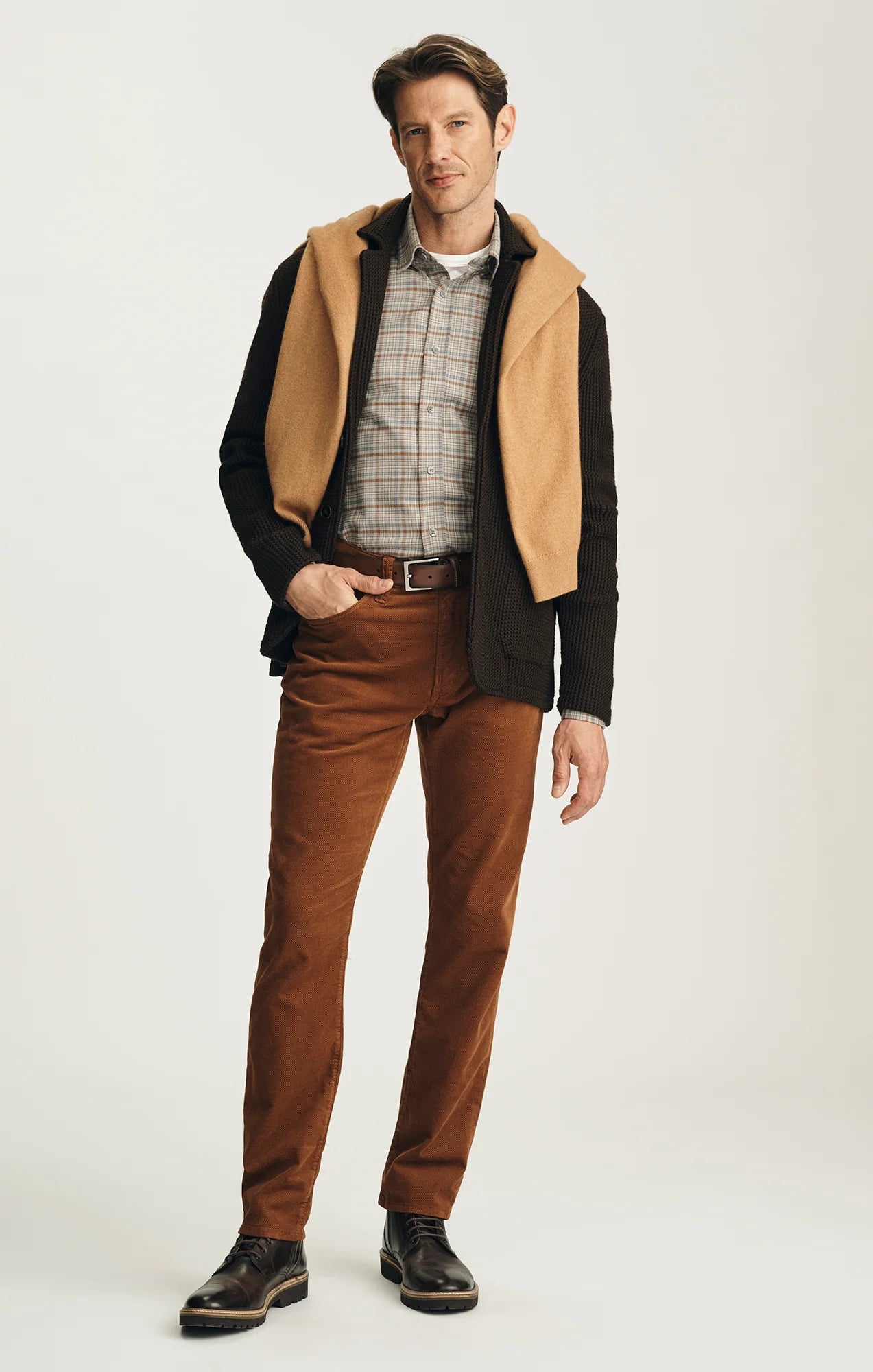 34 Heritage Courage Denim Diagonal Luxe - Terracotta-Men's Denim-Brooklyn-Vancouver-Yaletown-Canada