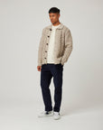 Peregrine Hudson Aran Cardigan - Skiddaw-Men's Sweaters-Brooklyn-Vancouver-Yaletown-Canada