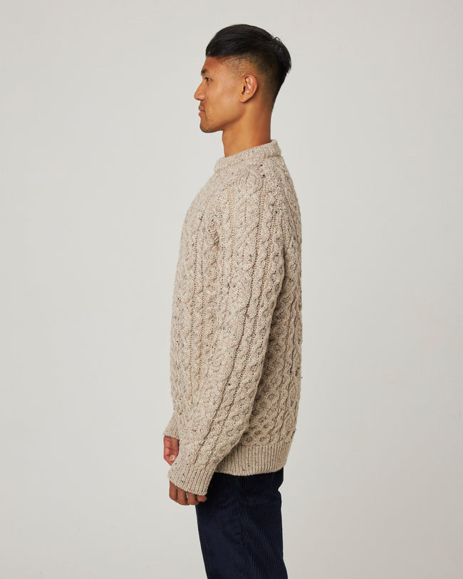 Peregrine Hudson Aran Jumper - Skiddaw-Men's Sweaters-Brooklyn-Vancouver-Yaletown-Canada