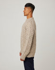 Peregrine Hudson Aran Jumper - Skiddaw-Men's Sweaters-Brooklyn-Vancouver-Yaletown-Canada