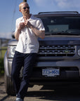 Jude Neale Marx Camp Hemp Shirt - White-Men's Shirts-Brooklyn-Vancouver-Yaletown-Canada