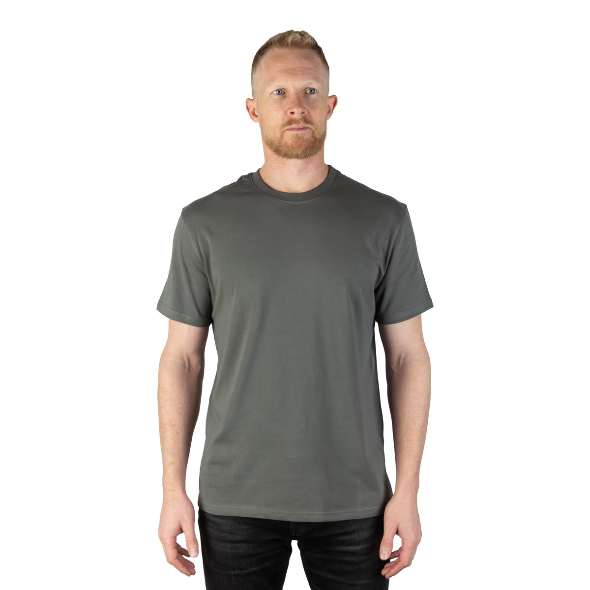 Jude Neale Tom Crew Neck Supima - Khombu Green