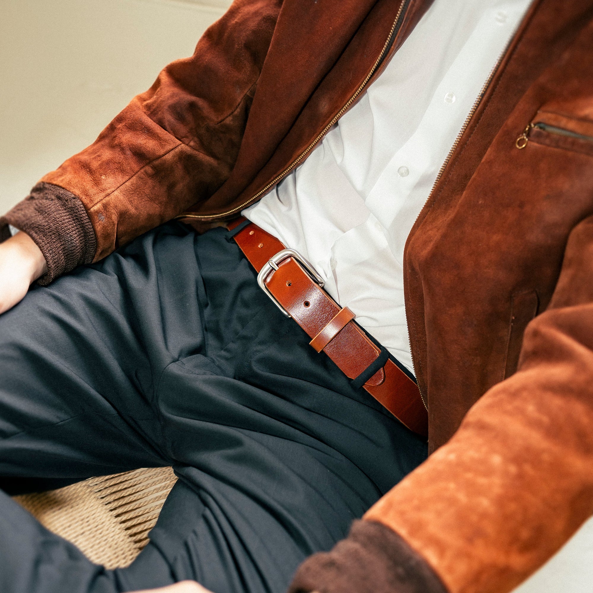 Selde Terre Positano Belt Ruggine-Men's Belts-Brooklyn-Vancouver-Yaletown-Canada
