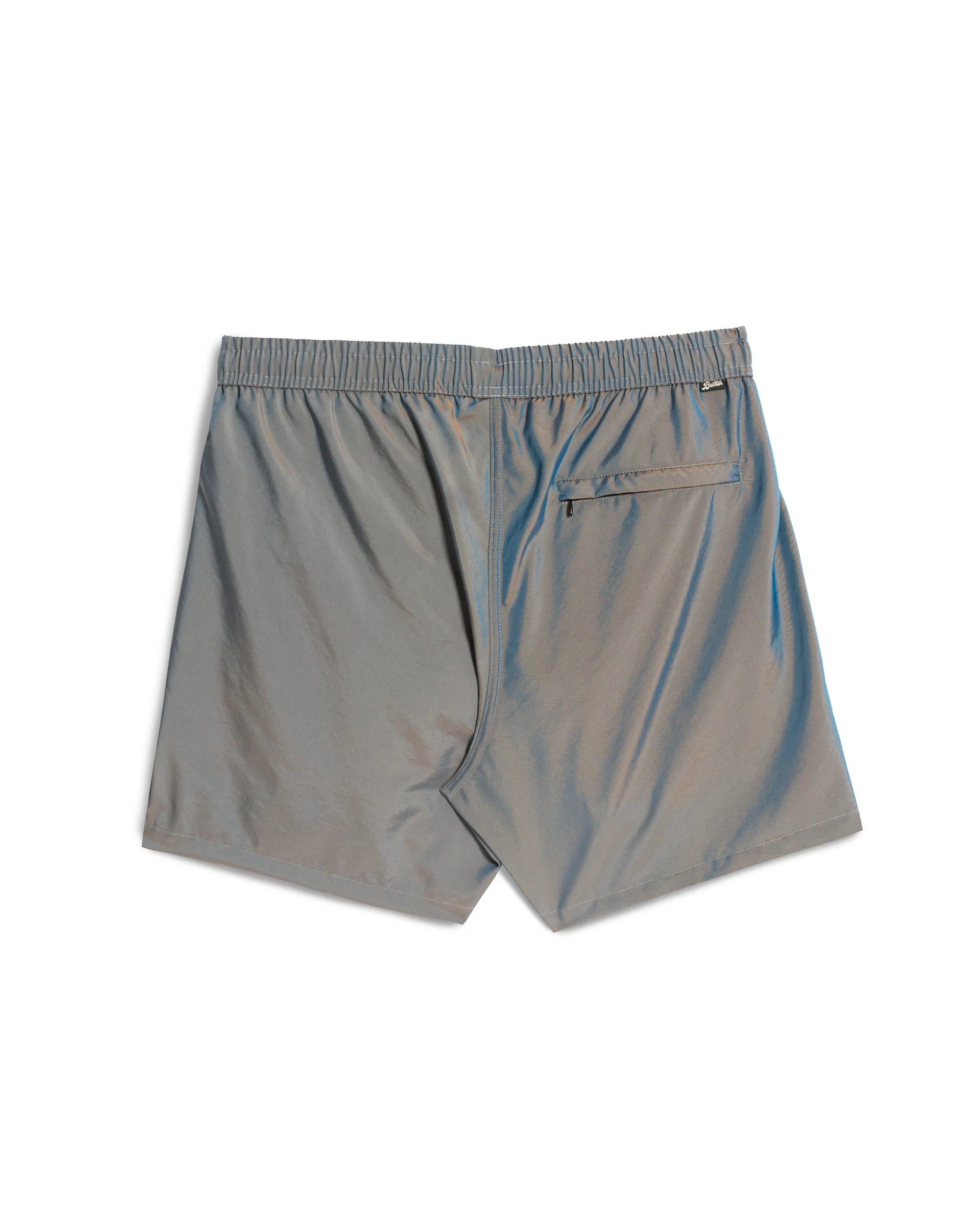 Bather Ore Iridescent Modern Trunk - Grey-Men's Shorts-Brooklyn-Vancouver-Yaletown-Canada