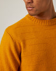Peregrine Intercity Crew Jumper - Honey-Men's Sweaters-Brooklyn-Vancouver-Yaletown-Canada