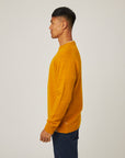 Peregrine Intercity Crew Jumper - Honey-Men's Sweaters-Brooklyn-Vancouver-Yaletown-Canada
