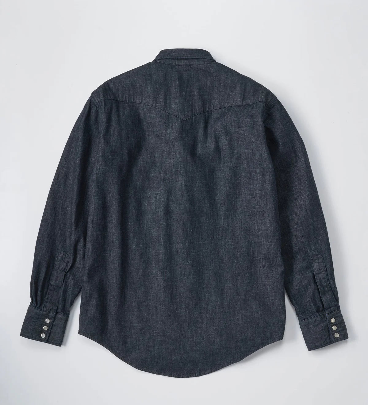 Edwin Kst069-00 Western Shirt - Blue Denim-Men's Shirts-Brooklyn-Vancouver-Yaletown-Canada