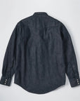 Edwin Kst069-00 Western Shirt - Blue Denim-Men's Shirts-Brooklyn-Vancouver-Yaletown-Canada