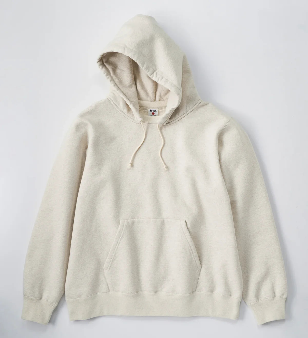 Edwin Kst070-34 Hoodie - Oatmeal-Men's Sweatshirts-Brooklyn-Vancouver-Yaletown-Canada