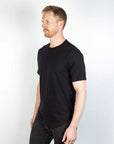Jude 100% Pima Cotton SS Kris T-Shirt Black-Men's T-Shirts-Brooklyn-Vancouver-Yaletown-Canada