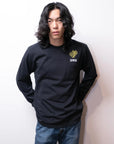 Edwin Long Sleeve Tee - Navy Lucky You-Men's T-Shirts-Brooklyn-Vancouver-Yaletown-Canada
