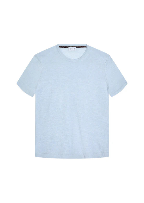 Sand LinenT-Shirt - Lt Blue-Men's T-Shirts-Brooklyn-Vancouver-Yaletown-Canada