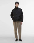 Barbour Os Transport Wax Jacket - Black-Men's Coats-Brooklyn-Vancouver-Yaletown-Canada