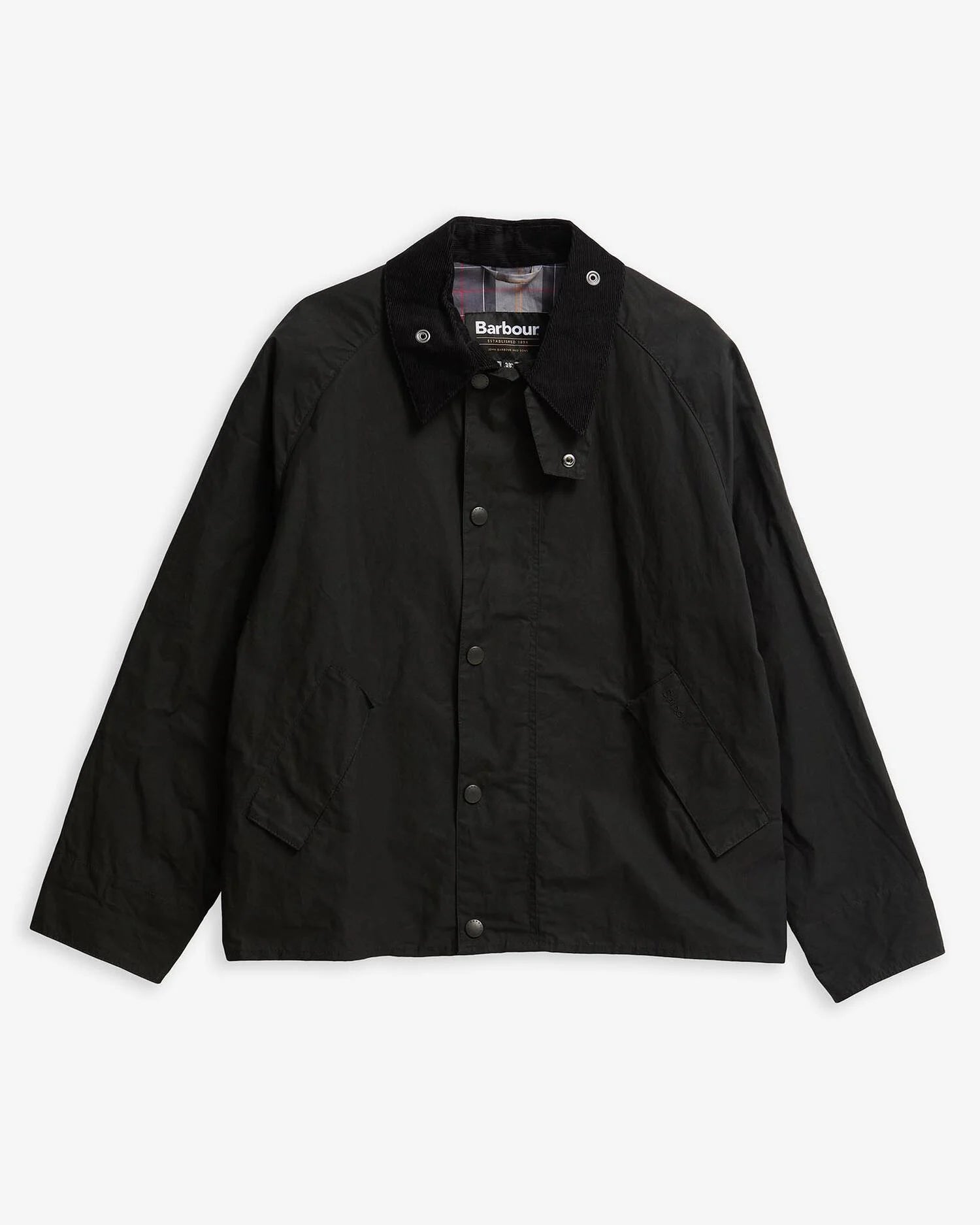 Barbour Os Transport Wax Jacket - Black-Men's Coats-Brooklyn-Vancouver-Yaletown-Canada